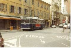 
Trolleybus '36' at Ventemiglia, June 1983